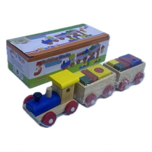 قطار ومكعبات خشبية C5