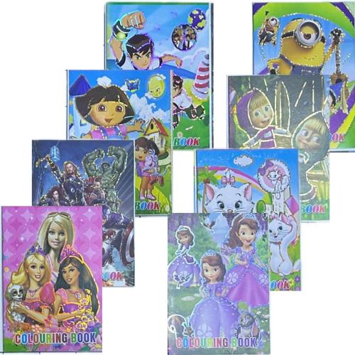 دفتر تلوين صغير مع لواصق  (3B)