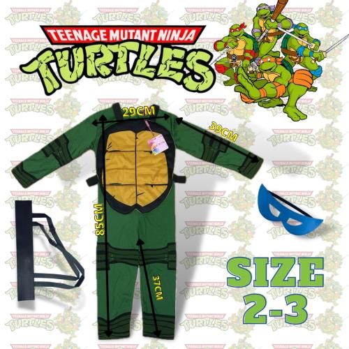 ملابس تنكرية السلاحف النينجا فاخر مقاس 3-2