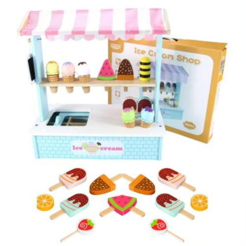 كشك الآيسكربم الخشبي / 05420