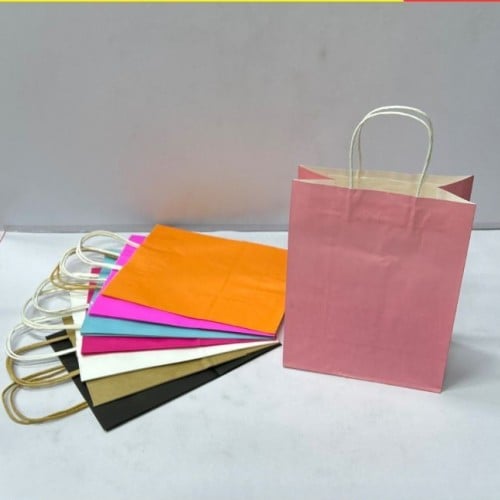 كيس هدايا ورق متعدد الألوان مشكل محير1 (21×11×27)
