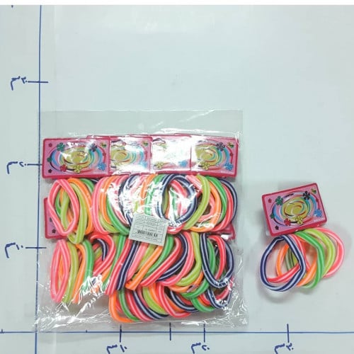 ربطات شعر فسفوري مخطط 24C