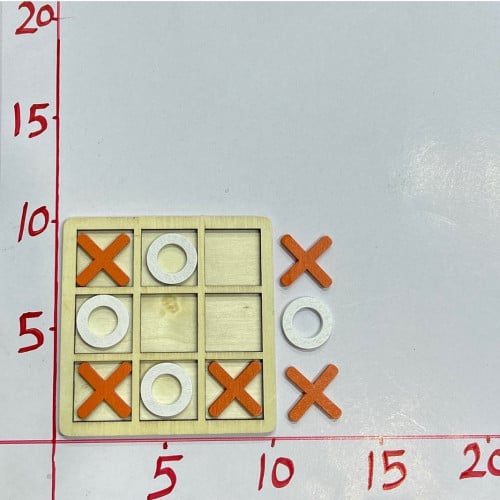 إكس أو ( XO ) خشبية صغيرة 5B