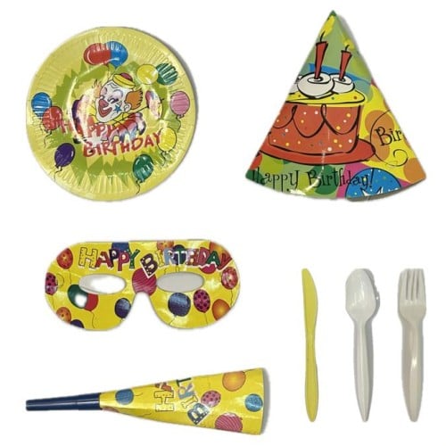 12 كيس طقم  حفلة هابي بيرث دي