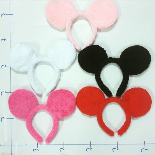 طوق ميكي ماوس قطيفة 24E