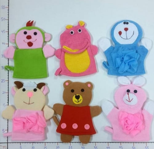 قفازات ليفة دمى 8C