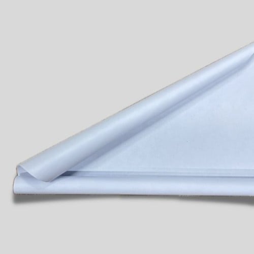 رول تغليف هدايا ورقي لون أبيض  مقاس (150 سم×79 سم))