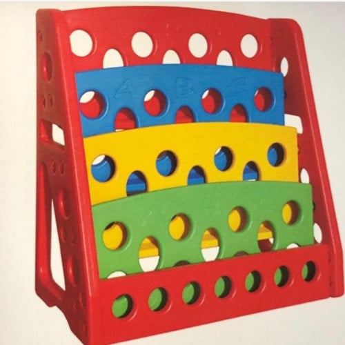 مكتبة رفوف بلاستيك ملون / 04401