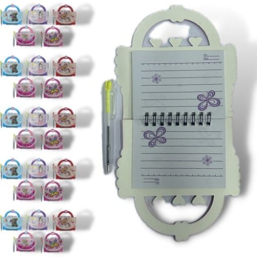 12 حبة نوتة سلك مع قلم