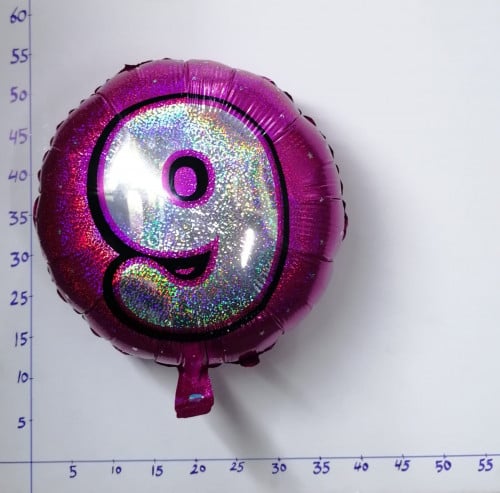 بالون هيليوم رقم 9 فوشي 7E/100