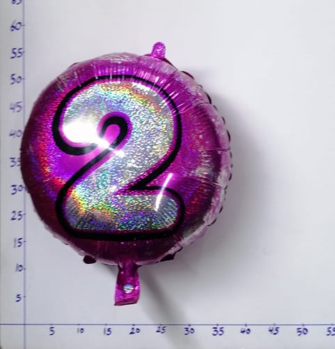 بالون هيليوم رقم اثنين فوشي 7E/100