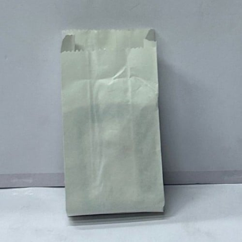 كيس ورق أبيض صغير (21×11 Cm)