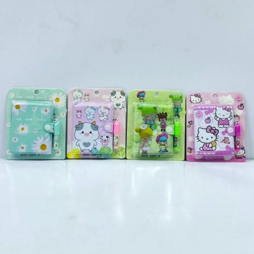 نوتة مع قلم شخصيات