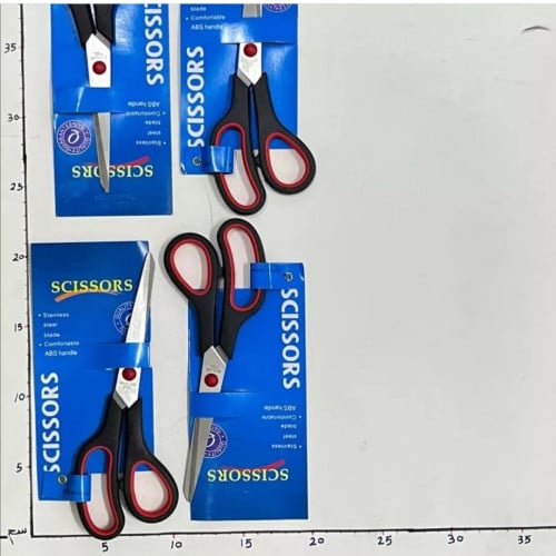 مقص كرت أزرق كبير E1