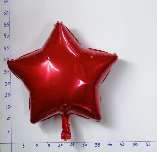 بالون هيليوم  نجمة أحمر ( رقم 11 )