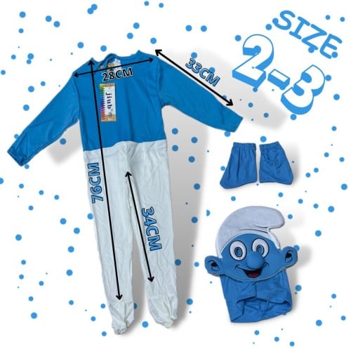 ملابس تنكرية للأطفال سنفور 3-2