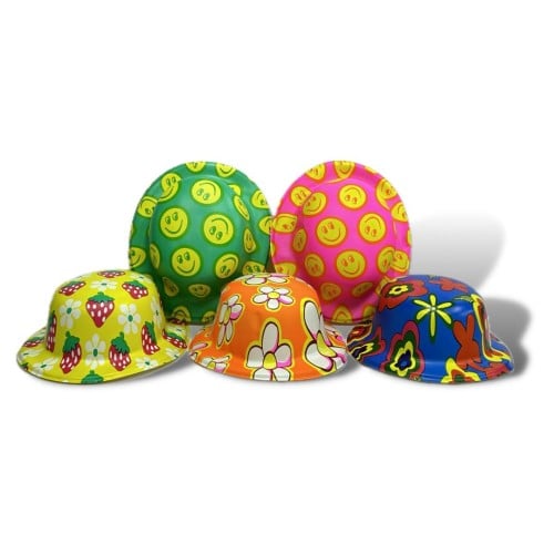 12 حبة قبعة بلاستيك عايدي