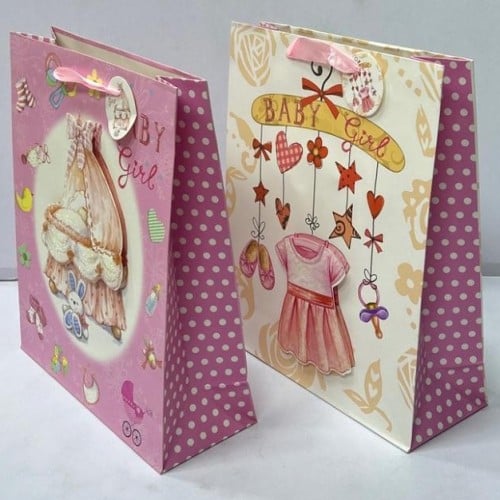 كيس هدايا مواليد بناتي