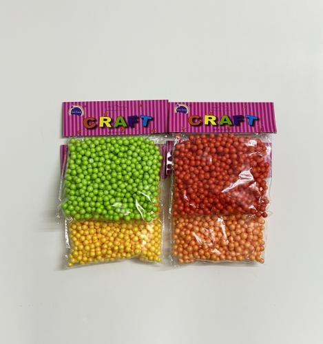 حبيبات فلين ملون (ب )