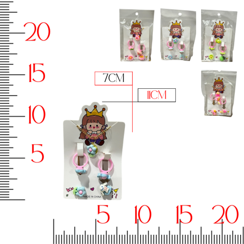 سلسال مع خواتم و حلق 24C