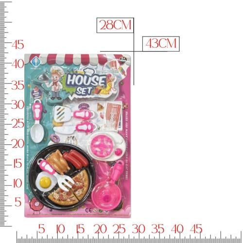 طقم مطبخ بناتي كرت 944431 (100/22A)