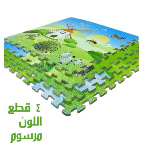 بساط أرضيات فوم للأطفال مرسوم