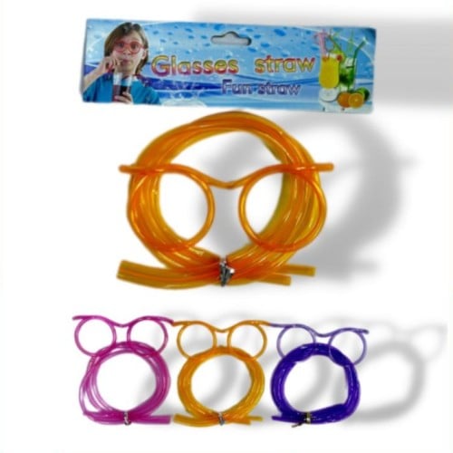 مصاص عصير شكل نظارة