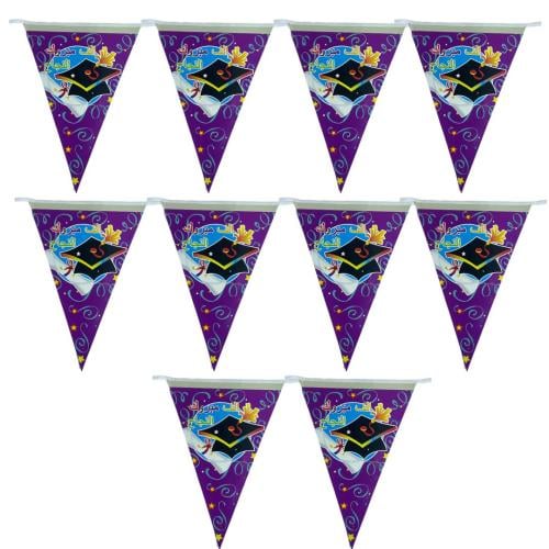 زينة مثلثات  ألف مبروك النجاح