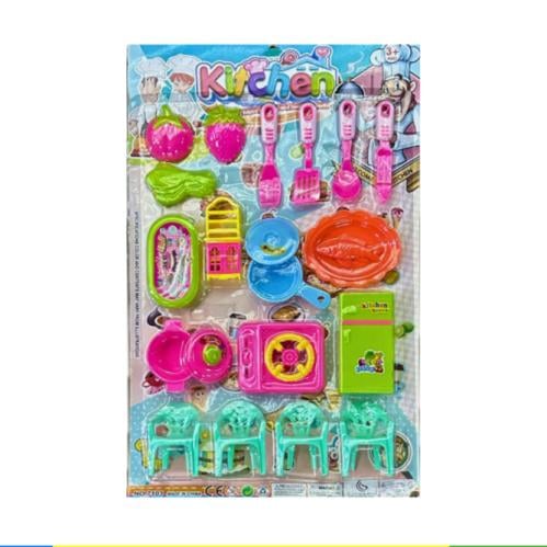 مطبخ مع كراسي كرت وسط 5 A