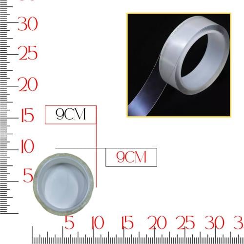 شريط لاصق ذو وجهين شفاف (غ)