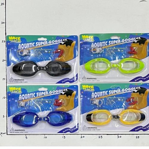 نظارة سباحة مع سدادة أنف ( غ )