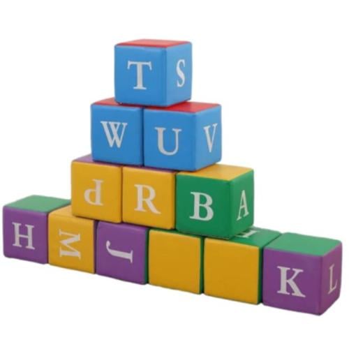 مقاعد مكعبات الحروف الإنجليزية للأطفال  / 04808