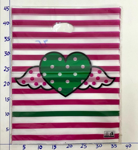 كيس هدايا نايلون خفيفة 50 حبة مقاس 45*35 سم