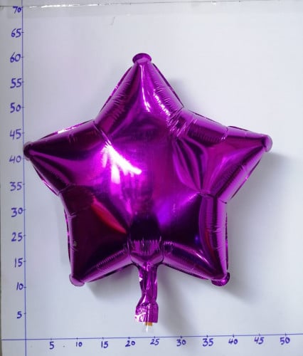 بالون هيليوم نجمة فوشي ( رقم 11 )