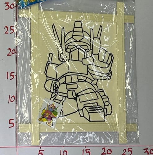 لوحة خشبية  للتلوين 23A