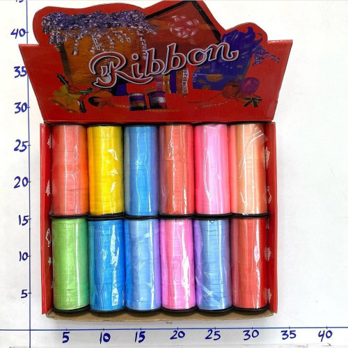 شرايط تغليف هدايا وبلونات ملونة (1D)