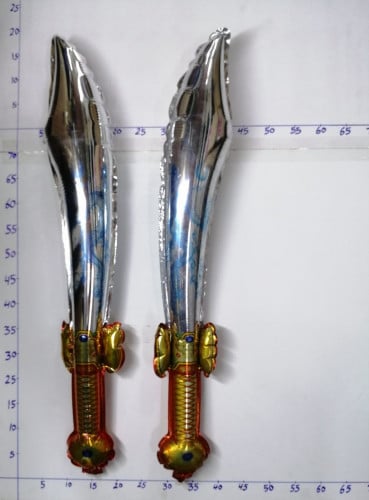 بالون هيليوم سيف فضي ( رقم 13 )