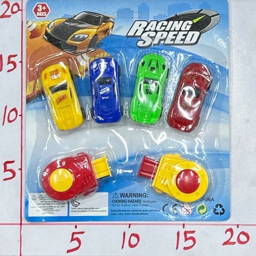 سيارة كرت 4 حبات مع أداة الإنطلاق 13D