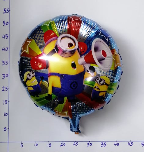 بالون هيليوم دائري منيون ( رقم 4 )