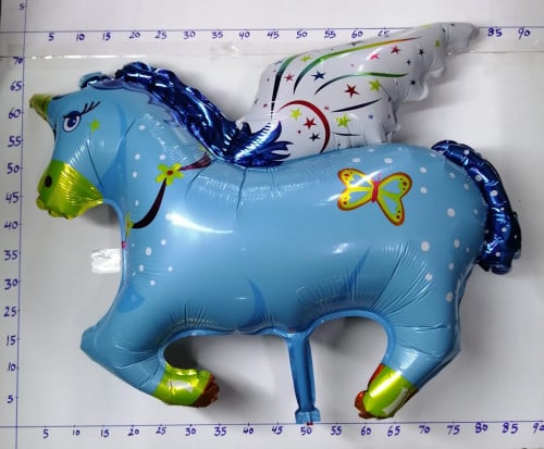 بالون هيليوم مواليد حصان أزرق ( رقم 2 )