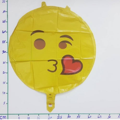 بالون هيليوم سمايل بوسة كرت 18 إنش ( رقم 1 )