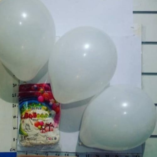 بالون أبيض سادة  8A/100