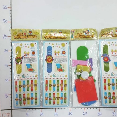 أعمال يدوية تركيبة شكل ساعة فلين 22E