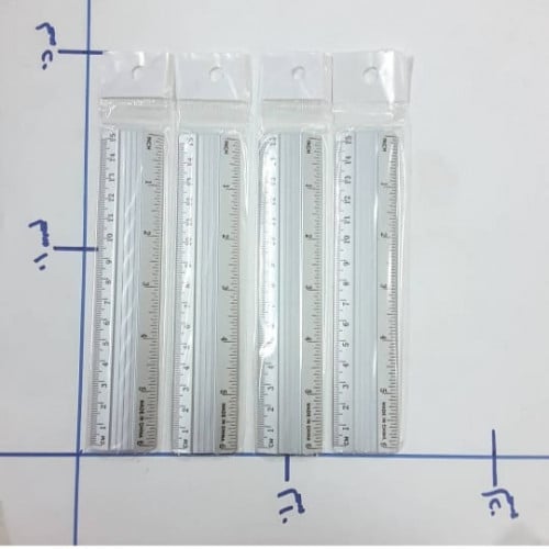 مسطرة المنيوم 15 سم ( ب )