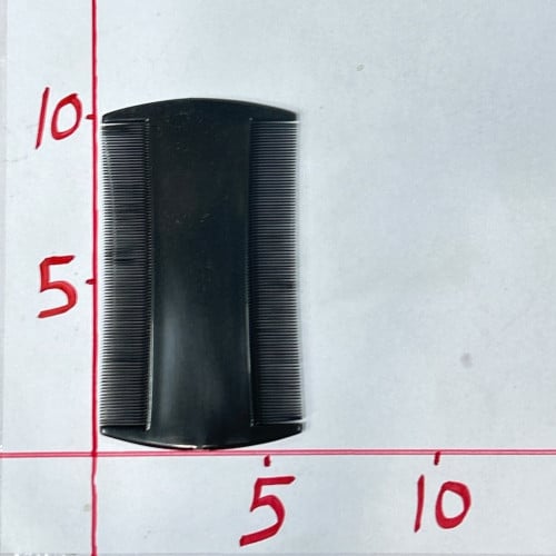 مشط قمل أسود جهتين 2D