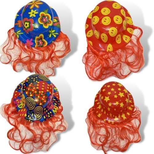 12 حبة قبعة شعر أحمر