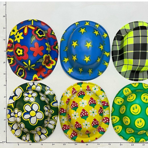 قبعة بلاستيك دائرية 6B