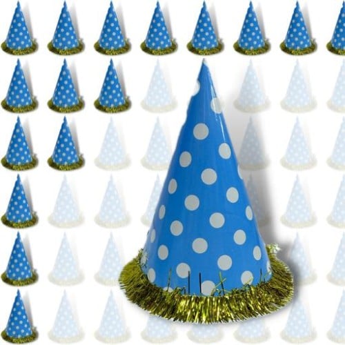 12 حبة طربوش منقط أزرق