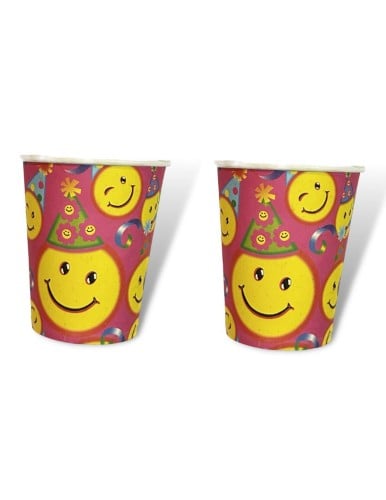 12 كيس كاسات حفلة سمايل