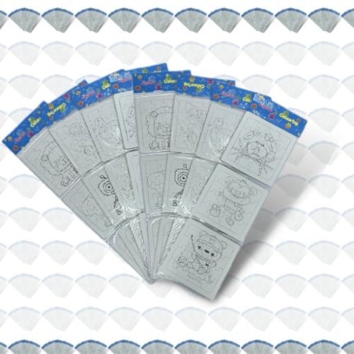 12 حبة تركيبة بازل ورقية 2×1